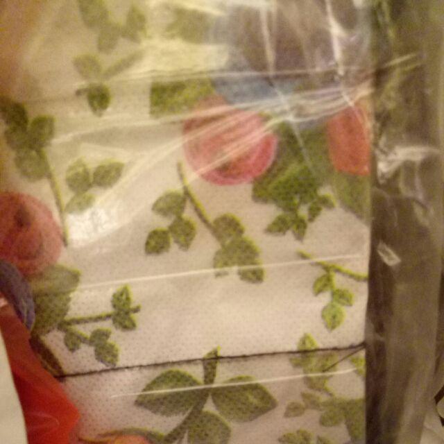 Promo Murah Rak Set 3in1 Motif Bunga Rak Gantung Underwear, Sepatu Dan Tas Tanpa Resleting