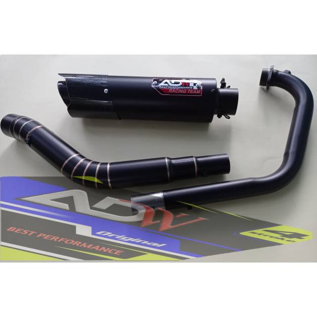 Knalpot racing original ADW RACING 2 suara gsx vixion satriafu CBR150 r15 dll