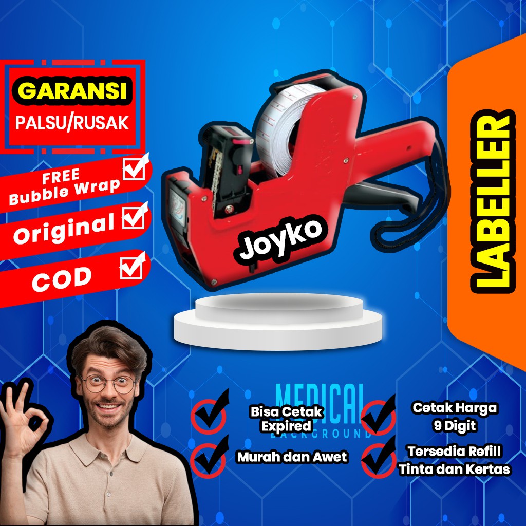 

label harga joyko alat mesin lebel harga cetak price tag labeller tempel harga mx 5500 1 baris