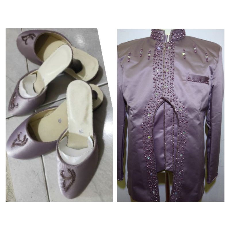 Beskap bridal pengantin modern payet mutiara | baju cowok pengantin baru | jas beskap bridal