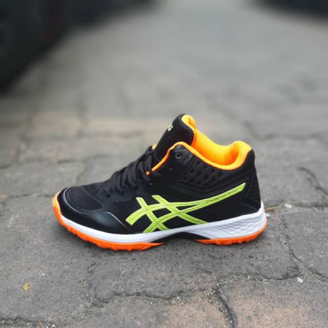 asics gel netburner ballistic orange