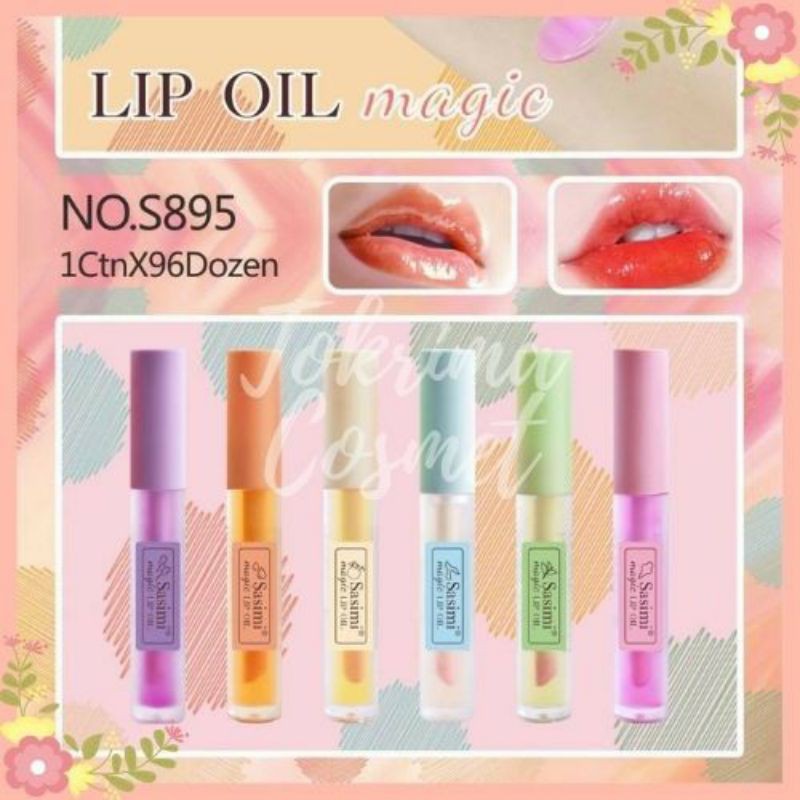 Jual SASIMI MAGIC LIP OIL SERUM S895 Shopee Indonesia