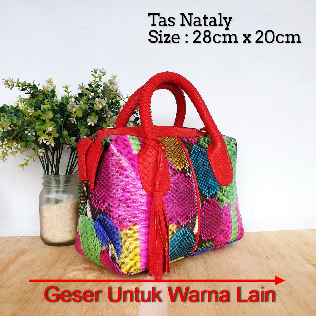 Tas Kulit Ular Natalie Size 28cm Series 1