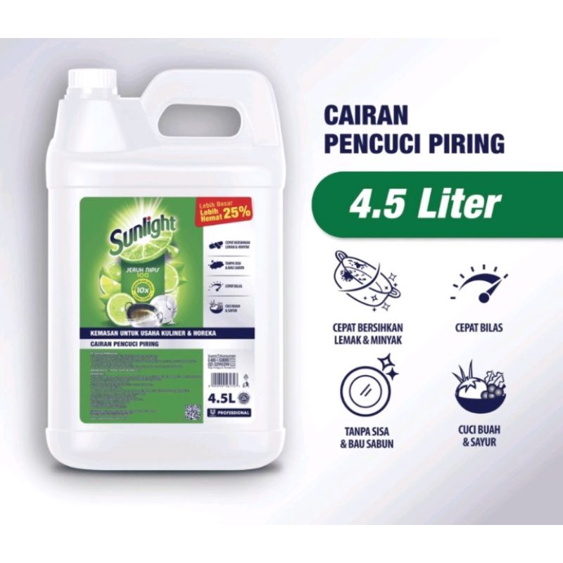 Sunlight sabun cuci piring proffesional 5 liter