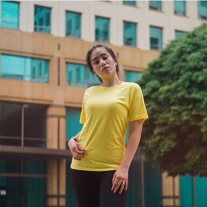 Kaos Polos Kuning