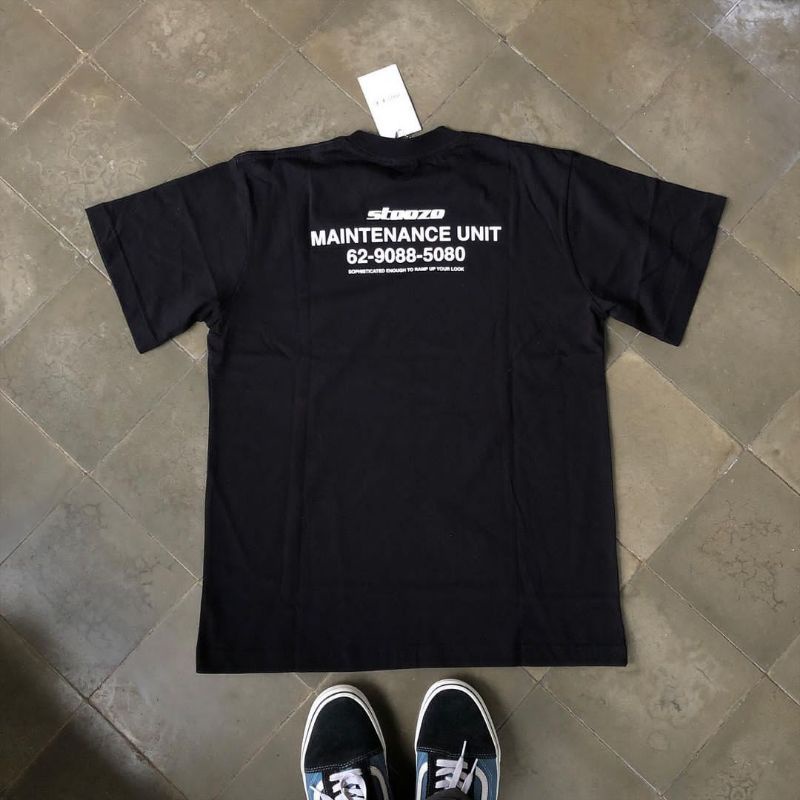 MAINTENANCE TSHIRT BLACK STEEZE.LTD