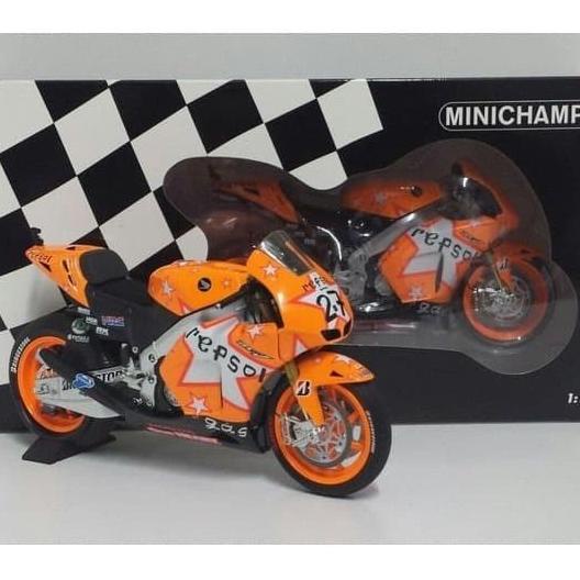 1/12 MINICHAMPS HONDA RC212V REPSOL STONER ARAGON GP MINIATUR MOTOR