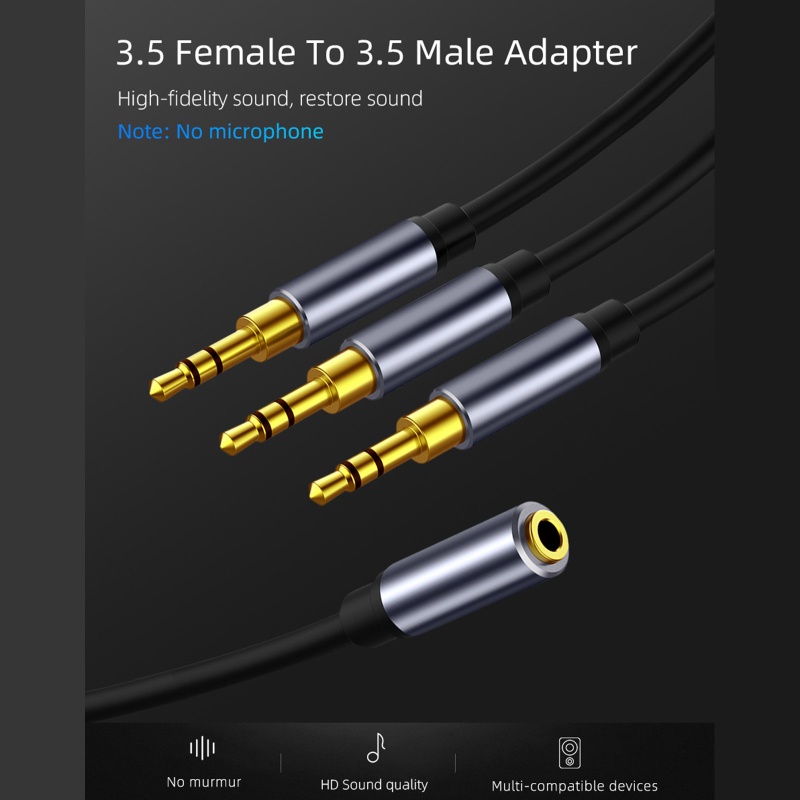 Bt Kabel Adapter Kabel Aux Cord Stereo 3.5mm Untuk Perangkat Portable Dengan Port 3.5mm