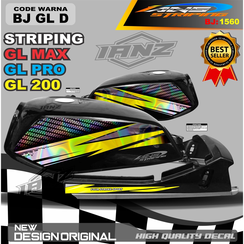 VARIASI STRIPING GL MAX TERBARU / STRIPING GL PRO MAX VARIASI HOLOGRAM / STRIPING GL