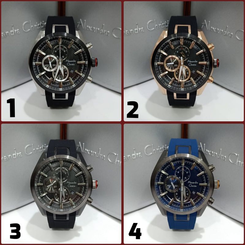 Jam Tangan Pria Alexandre Christie 6582 AC6582MC AC 6582 | Original