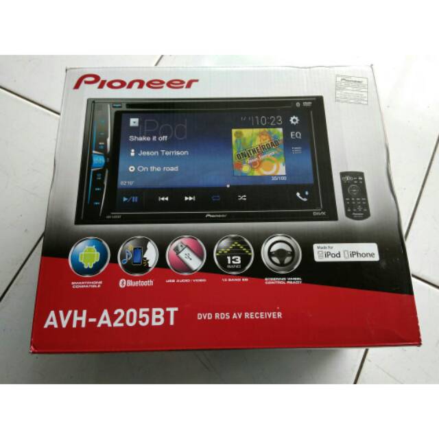 Double din pioneer avh-a205bt