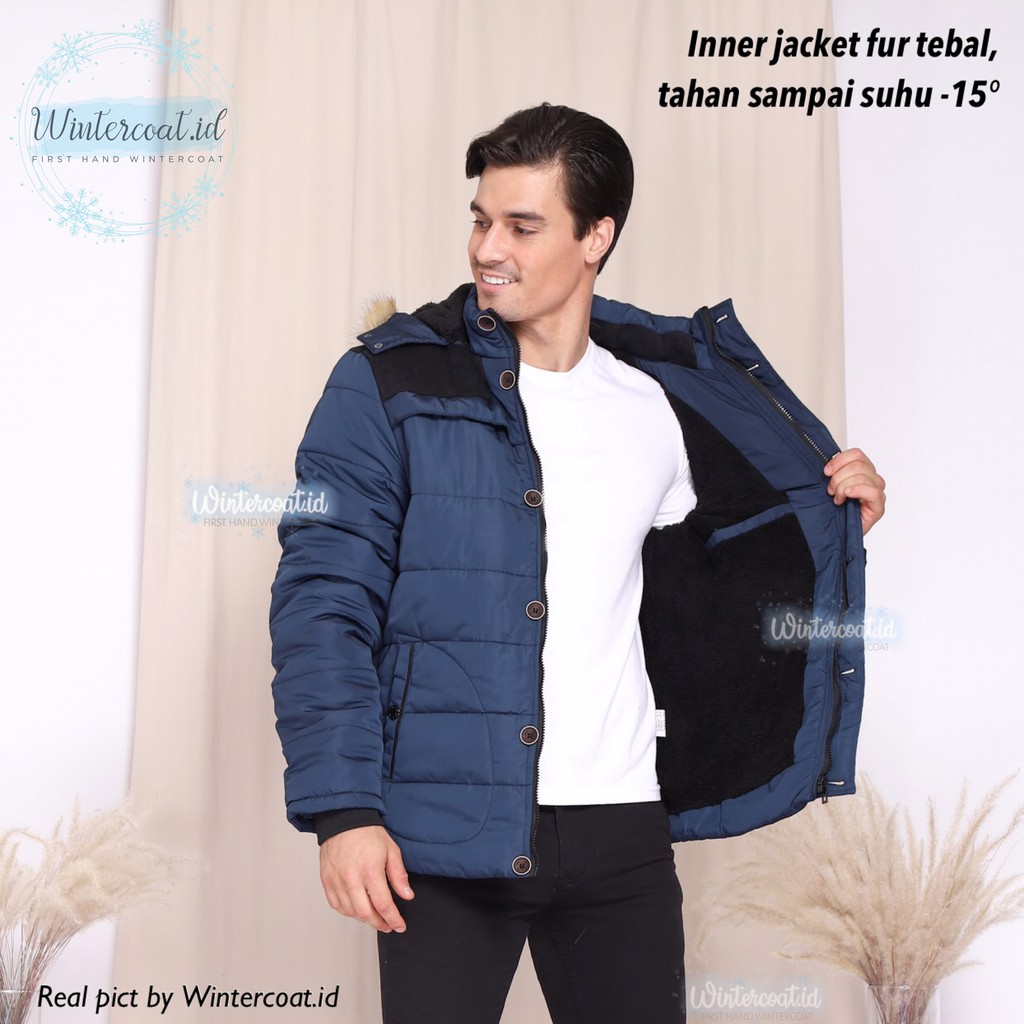 READY INDONESIA LOGAN Winter coat Men jaket musim dingin pria cowok jumbo big size mantel waterproof