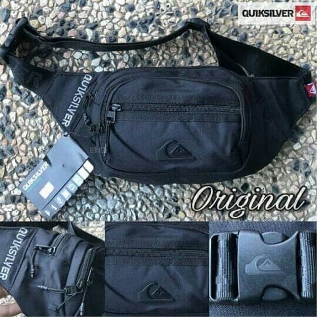 tas pinggang waist bag kompek pria quiksilver original