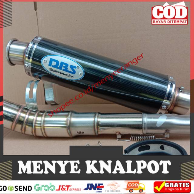 Knalpot DBS carbon,satria Fu,Vixion,CBR,Verza,Byson,megapro
