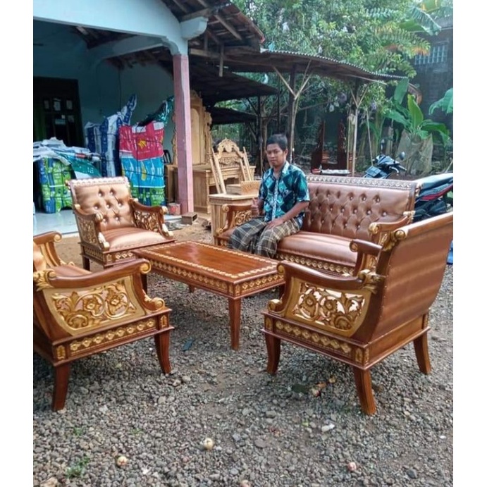 kursi tamu avoria / kursi tamu mebel jati jepara