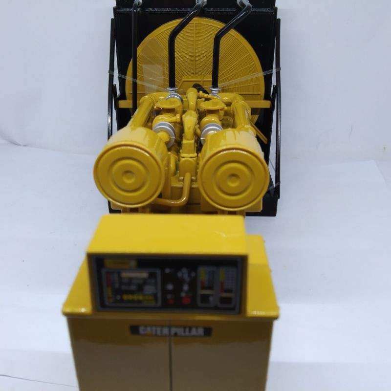 diecast miniatur alat berat generator set   replika