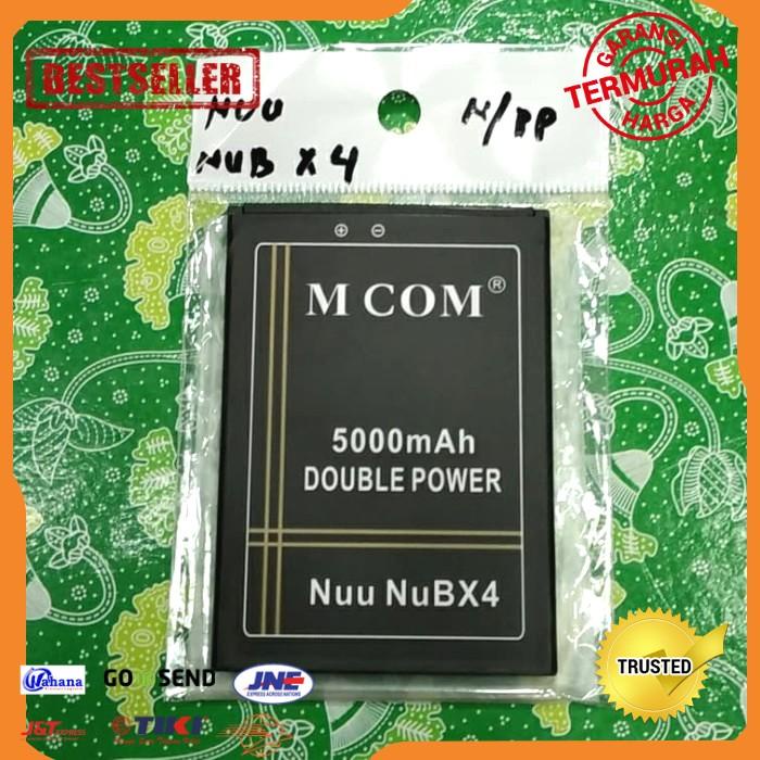 SPAREPART HP BATERAI NUU NUBX4 NU BX4 DOUBLE POWER BATERAI  TERLENGKAP