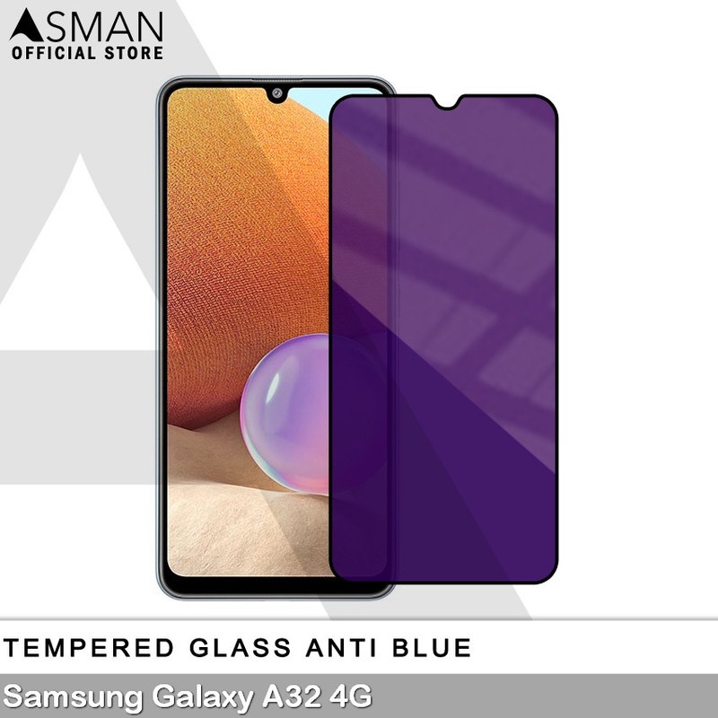 Tempered Glass Blue Light Full Lem Samsung Galaxy A32 4G Anti Radiasi Screen Protector