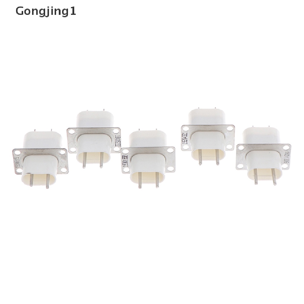 Gongjing 1pc Soket Konverter 4 Pin Filamen Magnetron Untuk Microwaveoven