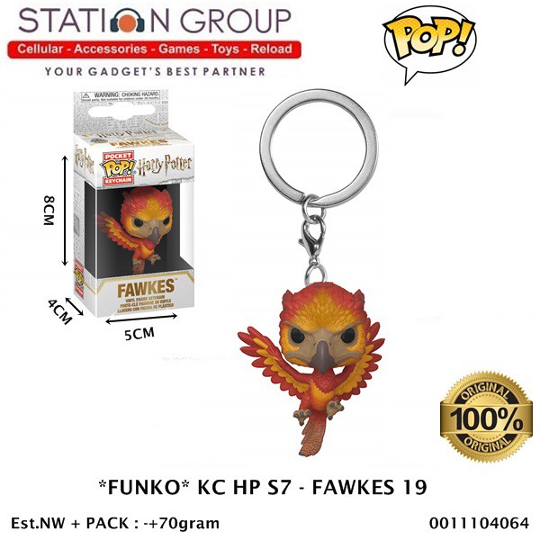 FUNKO POP KEYCHAIN HARRY POTTER S7 - FAWKES 19