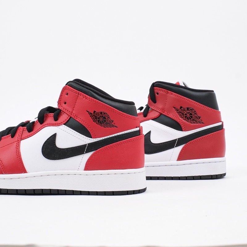 Air Jordan 1 Mid Chicago Black Toe Men