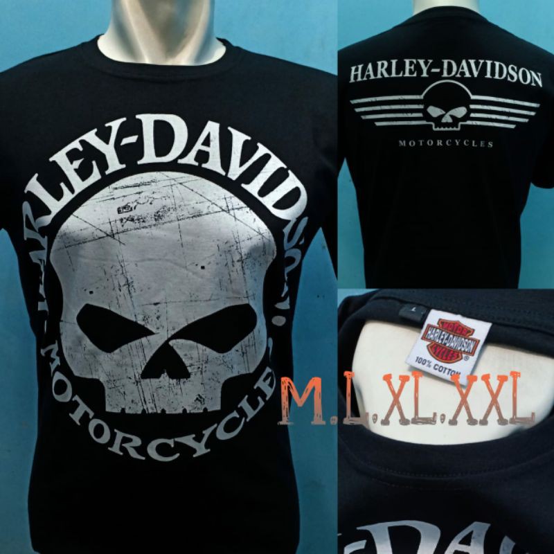 Kaos Harley Davidson Lengan Pendek