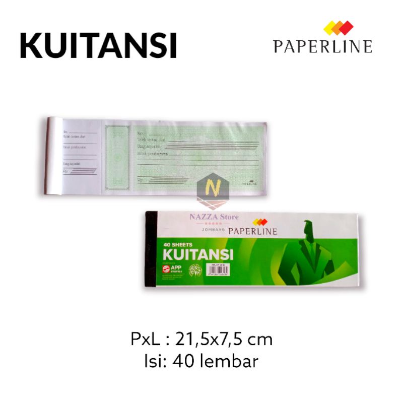 

Paperline Kuitansi Kwitansi Pembayaran isi 40 Lembar