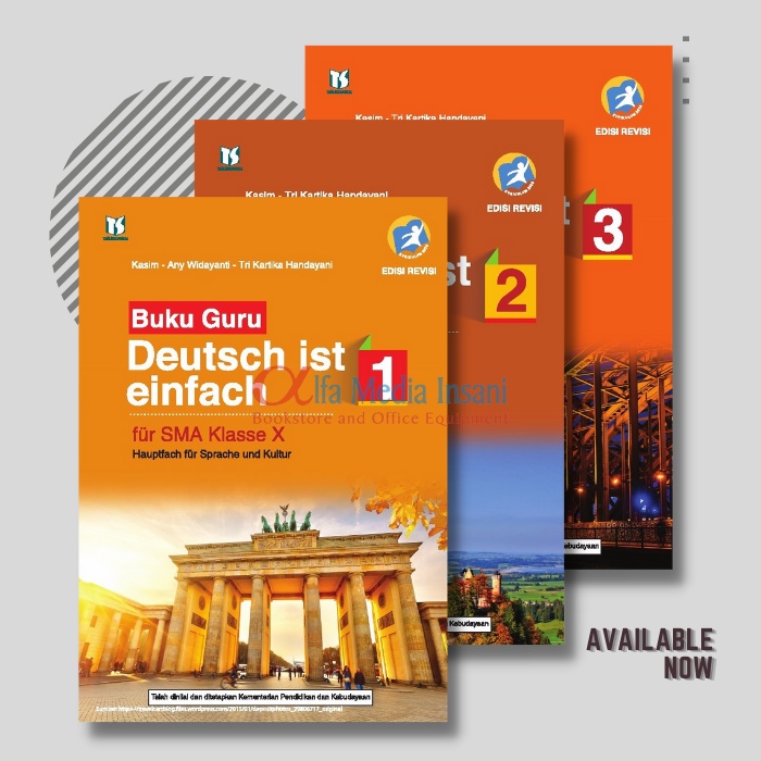 Jual Buku Guru Bahasa Jerman "Deutsch ist einfach" Kelas 10, 11, 12