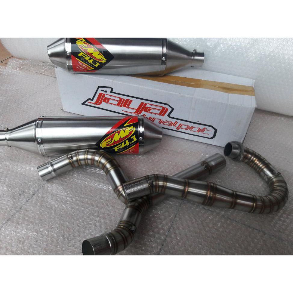 Baru Knalpot Fmf F4.1 Dobel Kanan Kiri Viar 200Cc Dan 250Cc Diskon