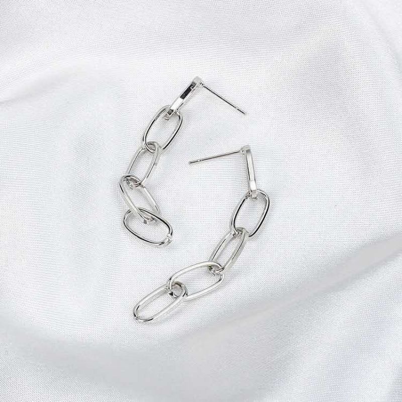 CC (ACC03) Anting Rantai Korea Casual Style Chain Earing