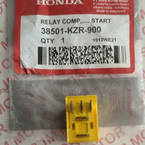 RELAY STATER STATER KAKI 5 HONDA VARIO 125/150 BEAT FI ESP(KWN/KZR)-1