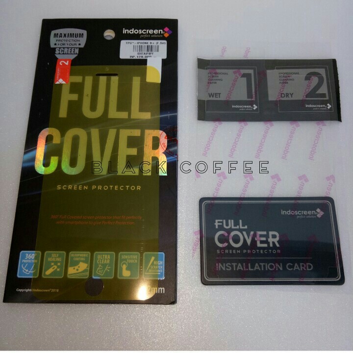 Anti gores full iPhone 8 plus screen protector indoscreen full cover