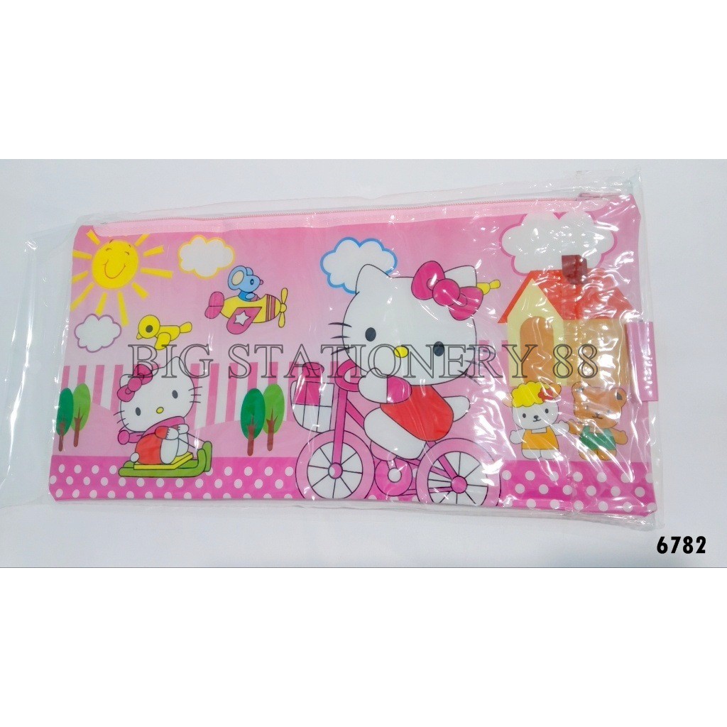 Kotak Pensil / Tempat Pensil Sleting PVC Disney