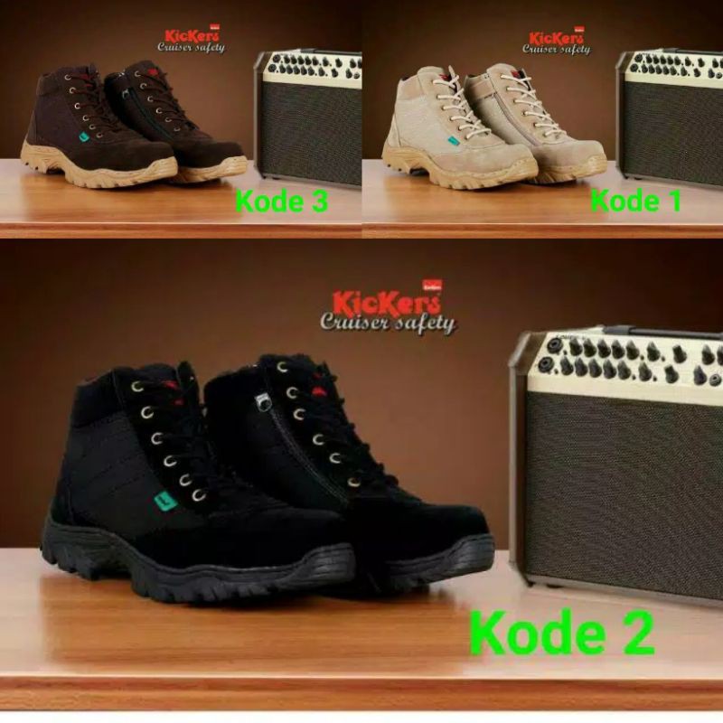 sepatu boots pria