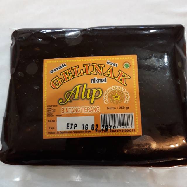 

Gelinak alip khas bangka 250 gr