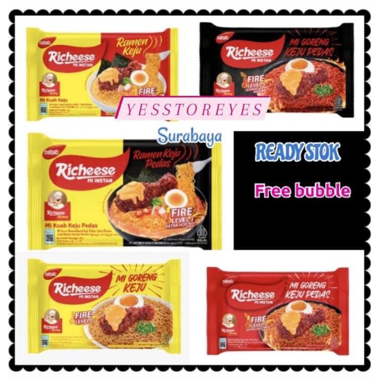 READY STOK MIE RICHEESE MIE VIRAL INSTAN MIE RICHEESE GORENG KEJU LEVEL 0,3,5, RAMEN KEJU LV 0,3,5 MIE INSTAN KEJU PEDAS LEVEL 3 MIE RAMEN LEVEL 3 RICHEESE MIE KEJU PEDAS HOT LEVEL 3 MIE GORENG KEJU PEDAS EXTRA HOT LEVEL 3