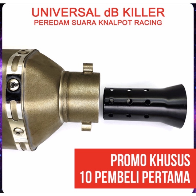 DB KILLER PEREDAM SUARA UNIVERSAL INLET 50-51 PROLINER CLD WRX R9 AKRAPOVIC LEOVINCE BEST3 BLACK DEV
