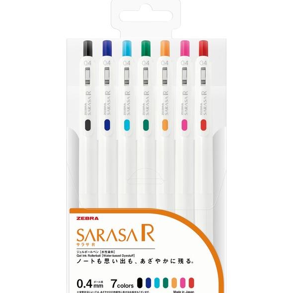 

Office & Stationery | Alat Tulis | Zebra Sarasa R 0.4Mm Set 7 Colors Limited Edition Jjs29-R1-7C | Best Seller