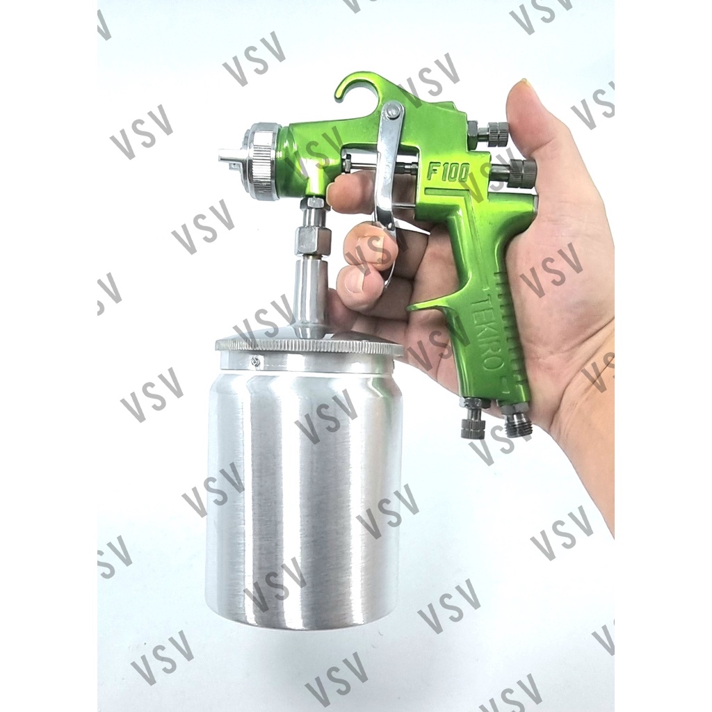 TEKIRO Spray Gun F100 S Semprotan Cat Spet Cat Tabung Bawah Alat Semprot Cat