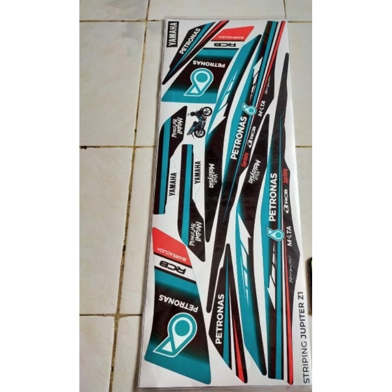 Striping Lis Sticker Variasi Jupiter Z1 "petronas"