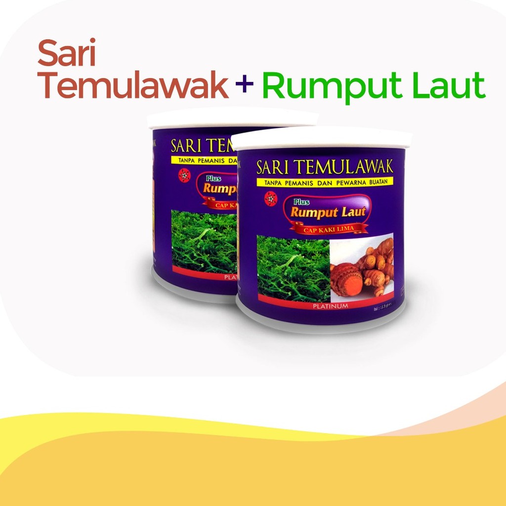 

Sari Temulawak Plus Rumput Laut,gangguan hati,perut kembung,bergas