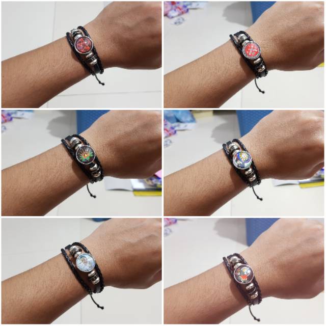 Model A Gelang Custom Gambar Sukasuka Kulit Kepang Multilayer