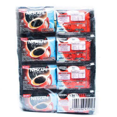 

Kopi Nescafe Classic Sachet Bag Era 2 gr