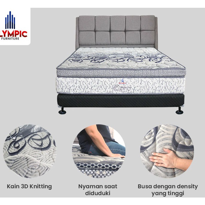 MATRAS SPRINGBED OLYMPIC EERO SILVER -Kasur Saja