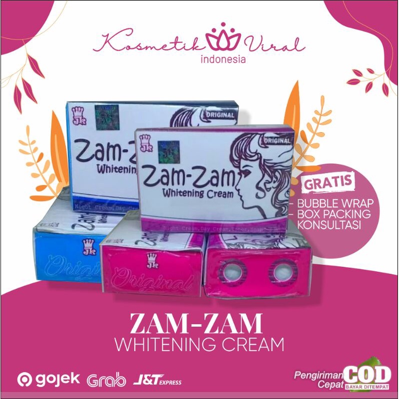 ORIGINAL Cream zam zam original 100% / bedak krim zamzam