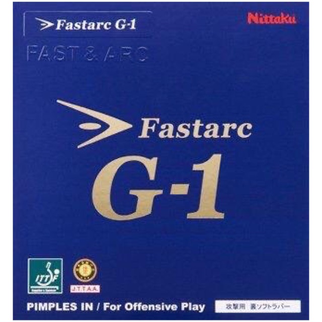 ORIGINAL NITTAKU FASTARC G1 Karet Bet Pingpong Tenis Meja BARU dan SEGEL
