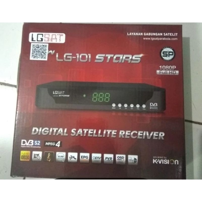 Jual Receiver Lgsat kvision bekas kondisi masih original dan masih ada