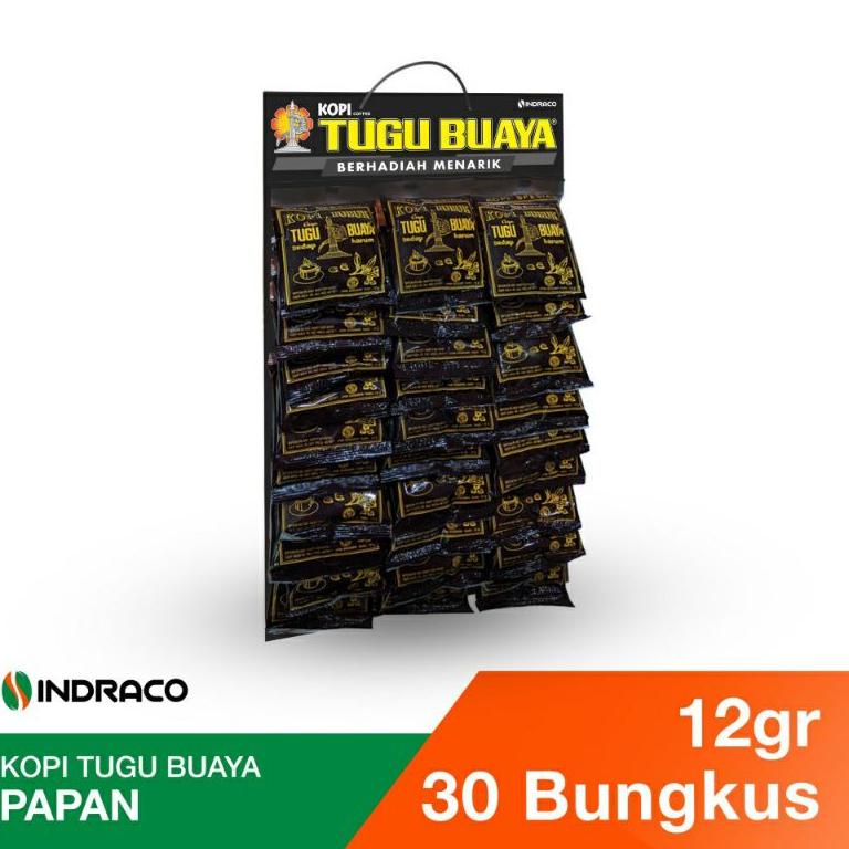 

[KODE 9GIW8] Kopi Tugu Buaya Renteng 12gram Isi 30pcs