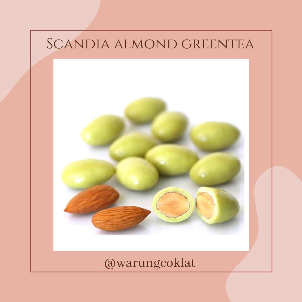 Coklat Scandia Almond Green Tea 1kg