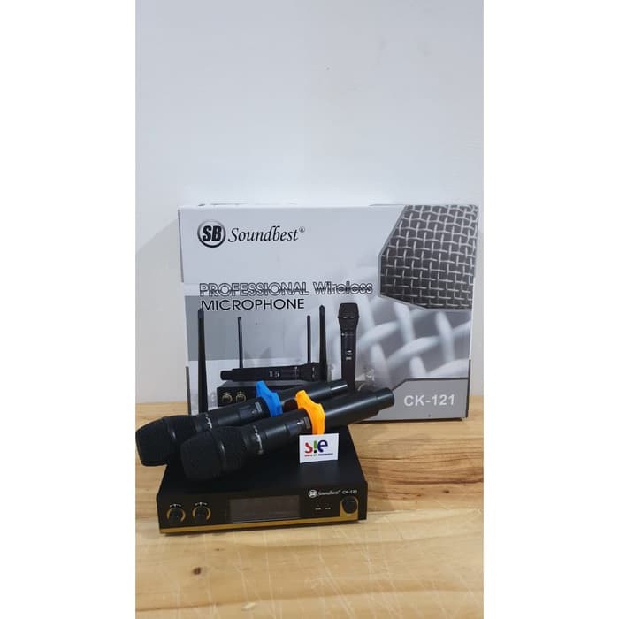 Microphone Wireless SoundBest CK 121 Mic Pegang Original Dan Murah